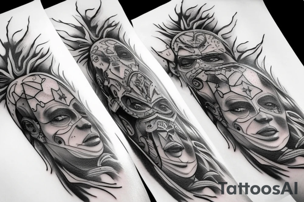 warrior tattoo idea
