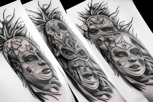 warrior tattoo idea