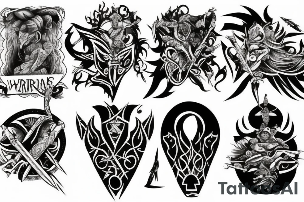Warrior tattoo idea