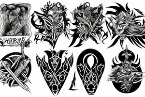 Warrior tattoo idea