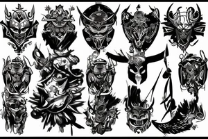 Warrior tattoo idea