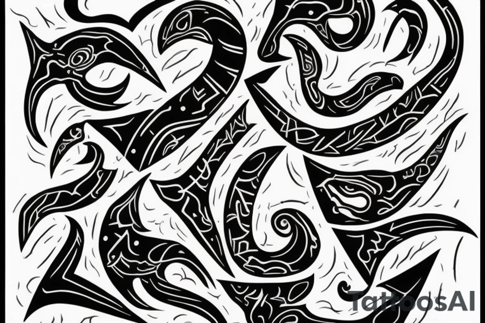 Three letters in Klingon tattoo idea