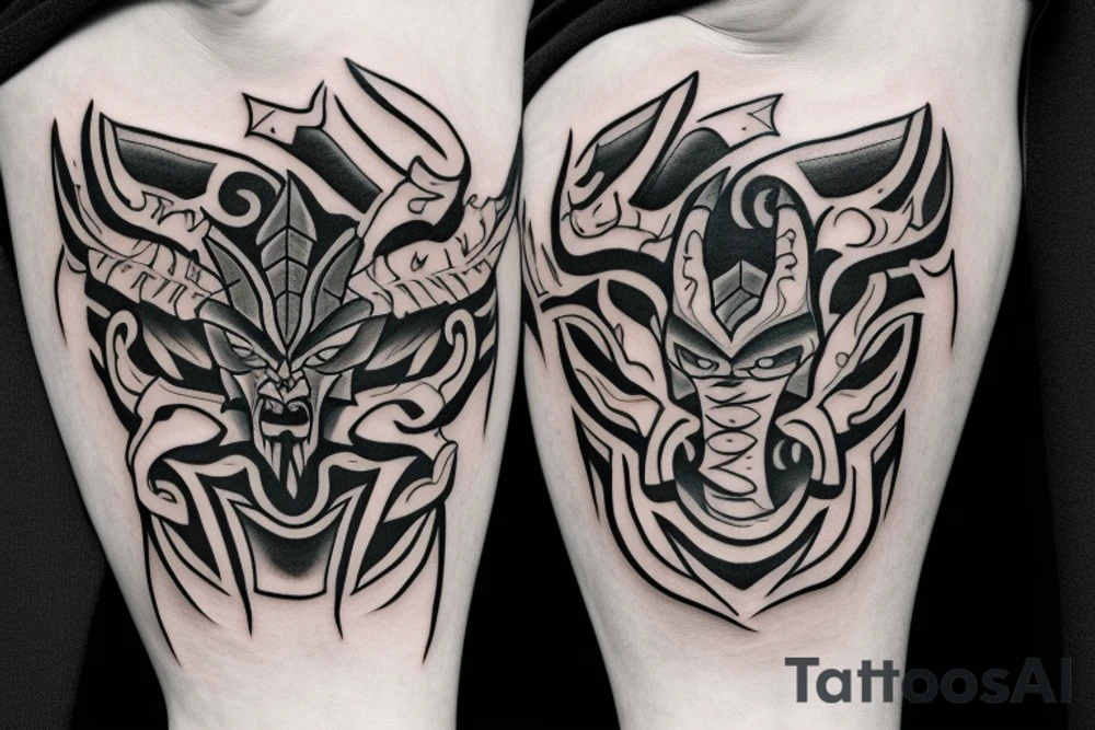 Three letters in Klingon tattoo idea