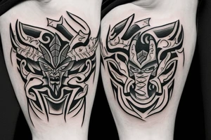 Three letters in Klingon tattoo idea