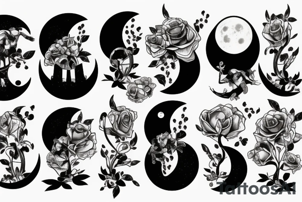 Swing, Backround Moon tattoo idea