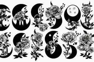 Swing, Backround Moon tattoo idea
