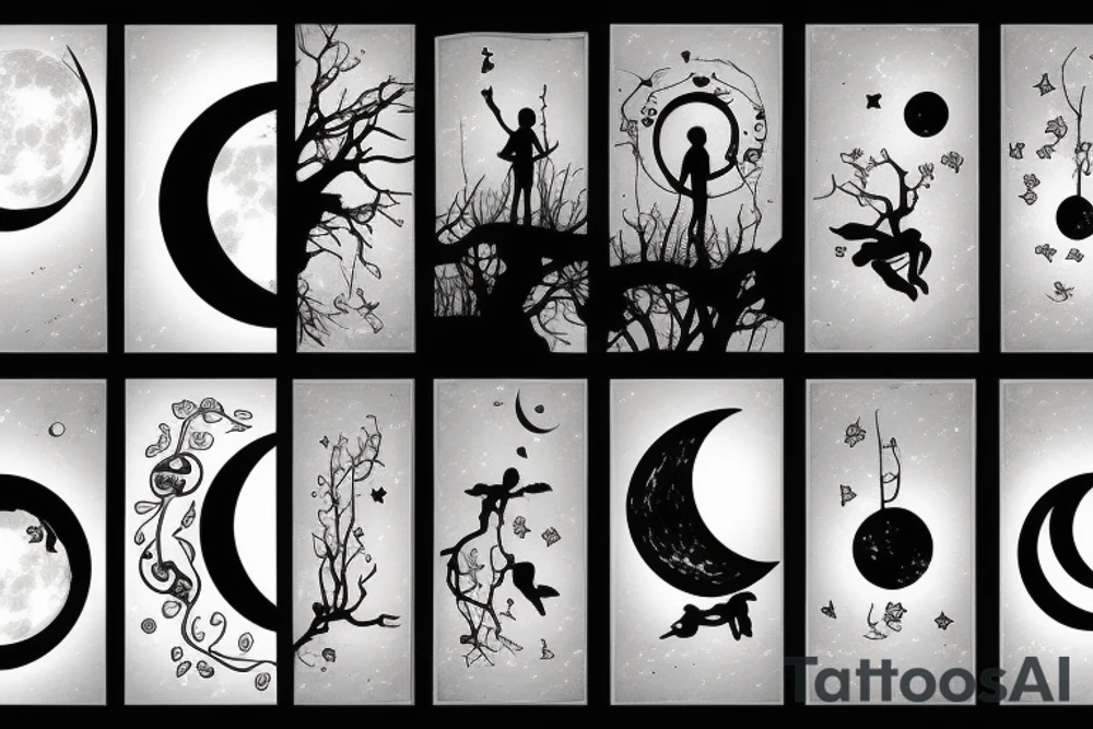 Swing, Backround Moon tattoo idea