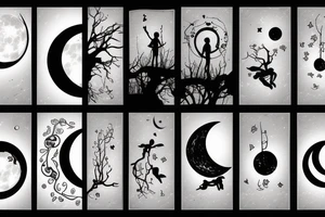 Swing, Backround Moon tattoo idea