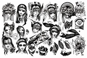 Toga Himika tattoo idea