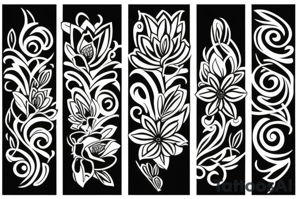 Flower tattoo idea