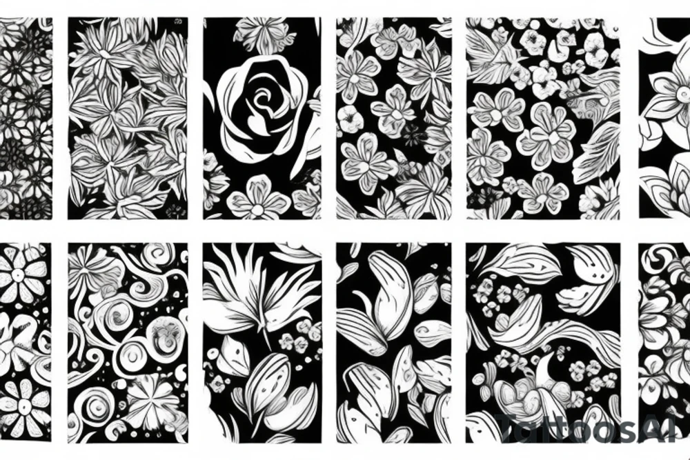 Flower tattoo idea