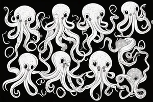 rapping octopus tattoo idea