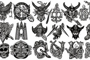 chirstian, scottish, Irish, Viking, meti on a sword tattoo idea