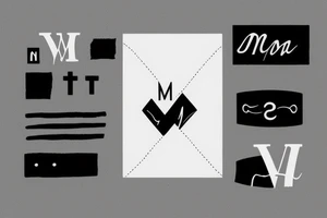 Letter M tattoo idea