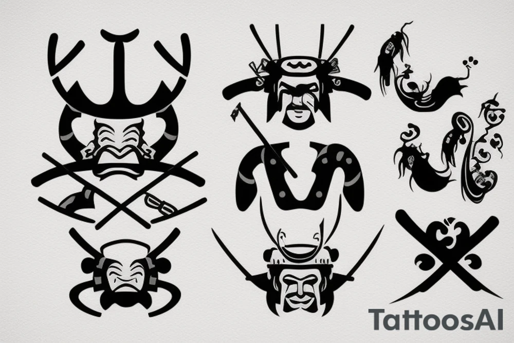 samurai tattoo idea