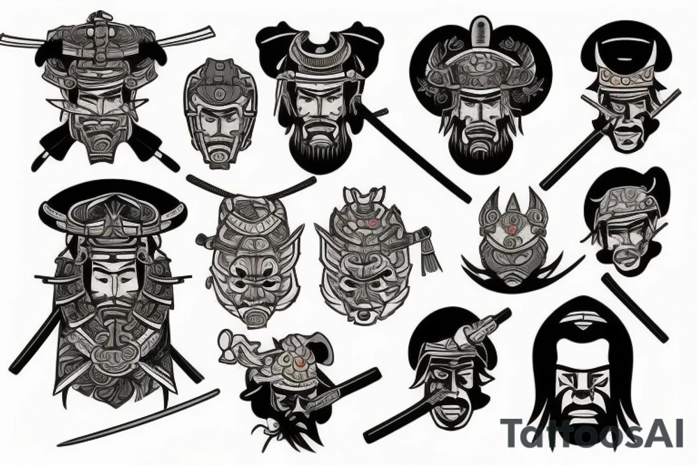 samurai tattoo idea