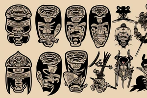 samurai tattoo idea