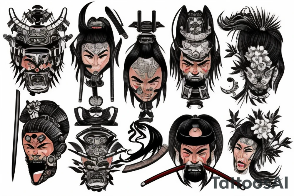 samurai tattoo idea