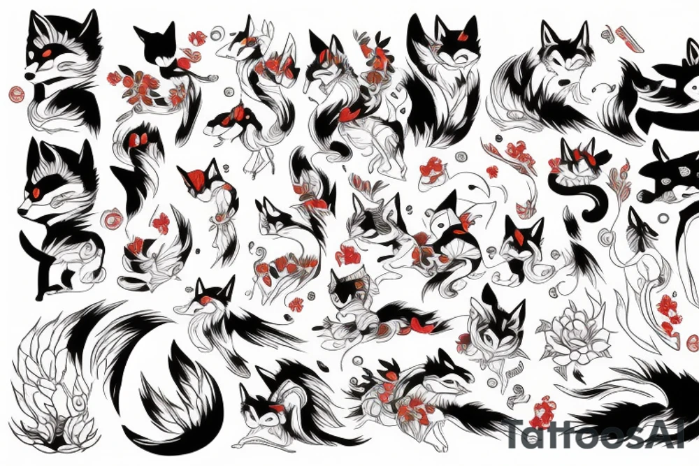 Kitsune tattoo idea