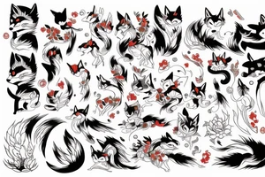 Kitsune tattoo idea