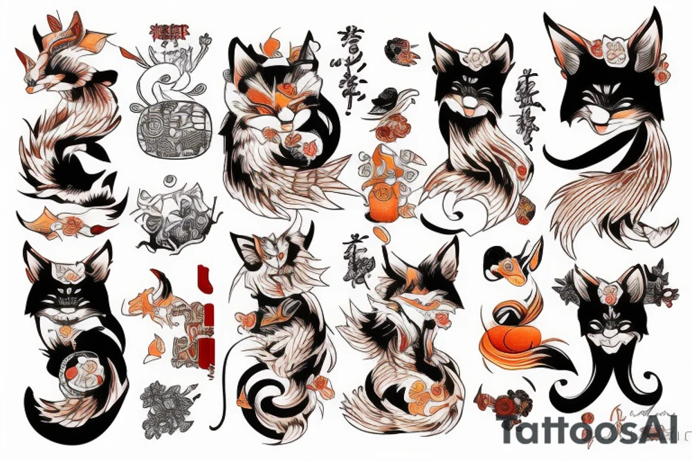 Kitsune tattoo idea