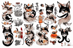 Kitsune tattoo idea