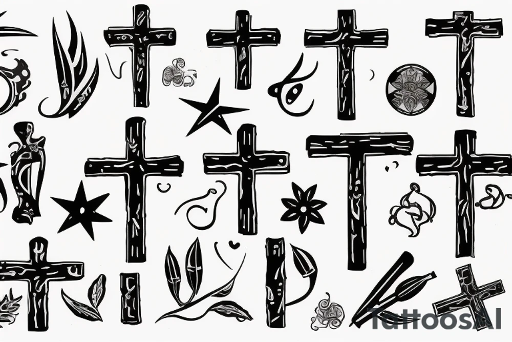 Cross tattoo idea