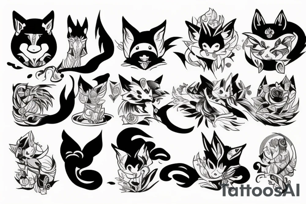 Kitsune tattoo idea