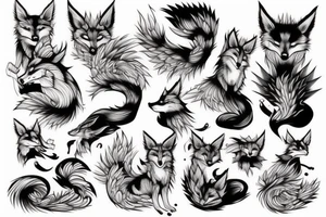 Kitsune tattoo idea