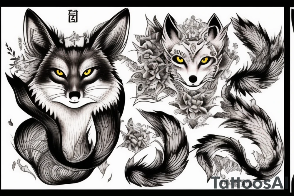 Kitsune tattoo idea