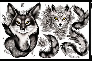 Kitsune tattoo idea