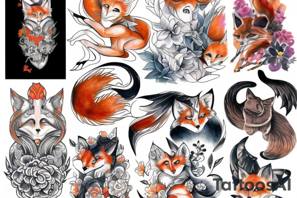 Kitsune tattoo idea