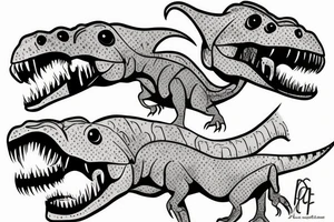 Sexy t-Rex tattoo idea