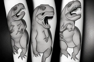 Sexy t-Rex tattoo idea