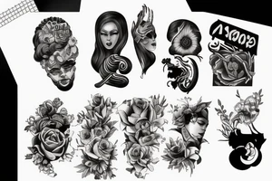 Sex and violence tattoo idea