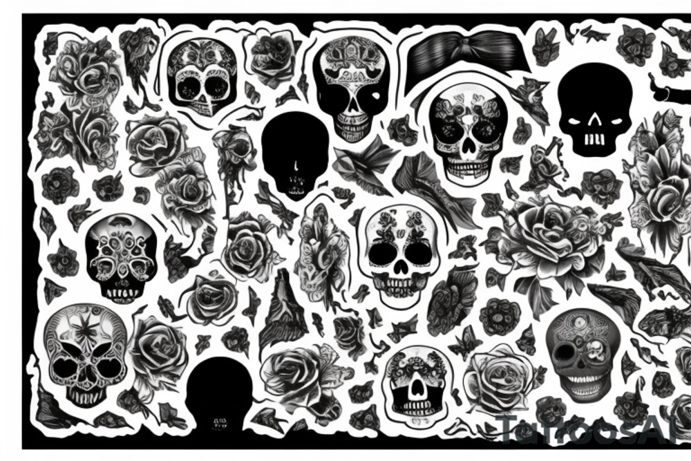 La muerte tattoo idea
