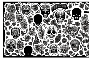 La muerte tattoo idea