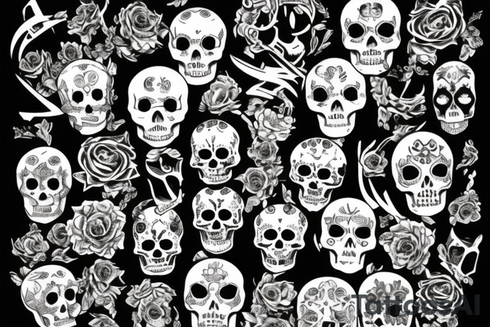 La muerte tattoo idea