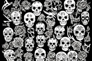 La muerte tattoo idea