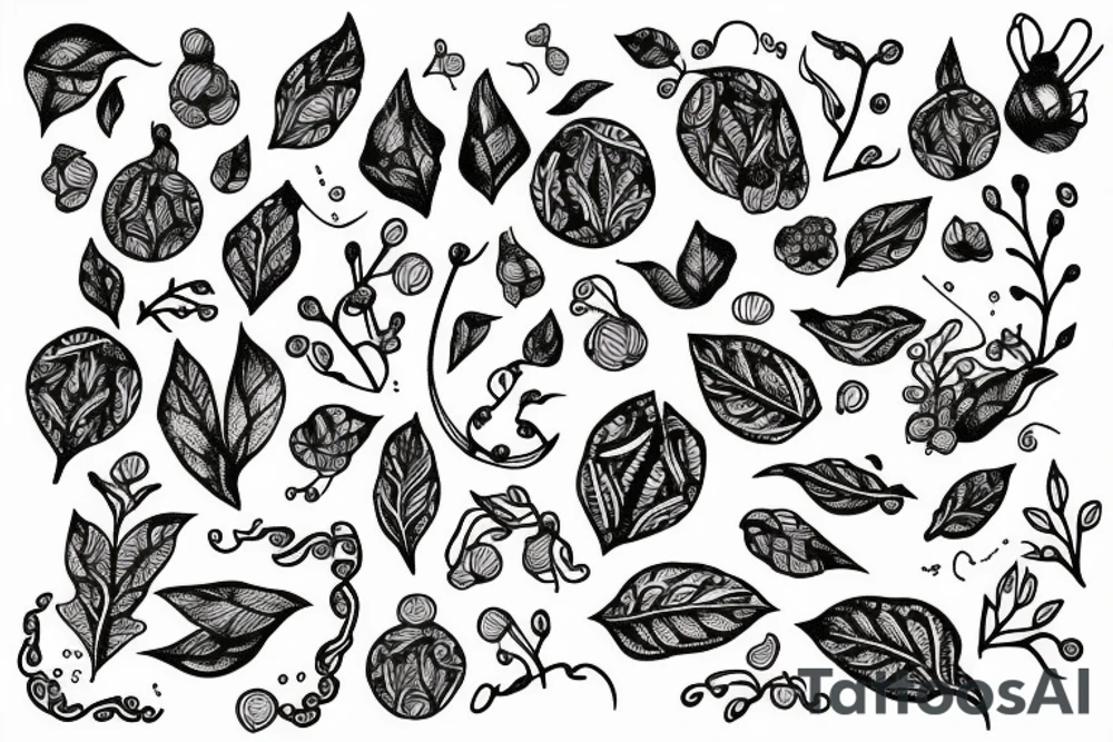 lingonberry and some magic tattoo idea