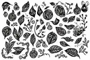 lingonberry and some magic tattoo idea