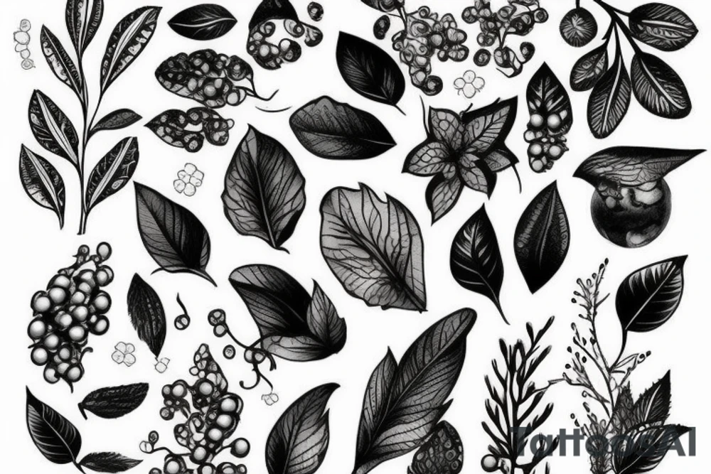 lingonberry tattoo idea