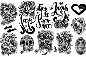 Nada es para siempre text tattoo idea