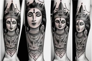 Lord Shiva dangerous tattoo tattoo idea