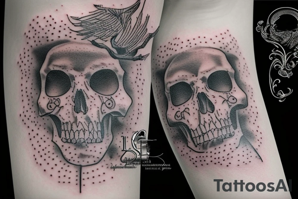 Dangerous liom tattoo idea