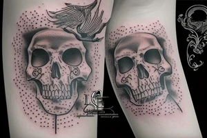 Dangerous liom tattoo idea