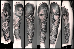 Dangerous liom tattoo idea