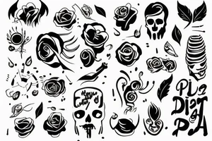 Pair tattoo for eternally dissatisfied people tattoo idea