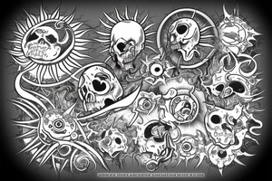 The sun teases boredom tattoo idea