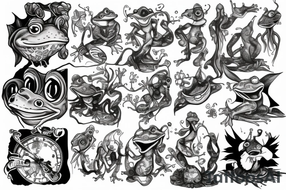 the frog wizard tattoo idea